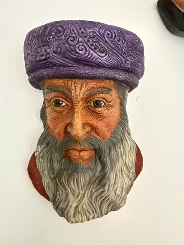 Vintage persian wall head - vintage,