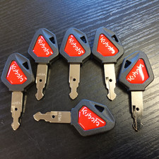 2 Stk Ersatzschlüssel Kubota 459A Zündschlüssel Schlüssel Baumaschinen  freiHaus