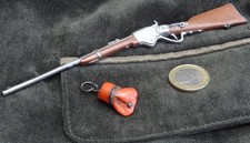 alter Charivari Anhänger  Koralle Jagd Trachtenschmuck Oktoberfest Wiesn