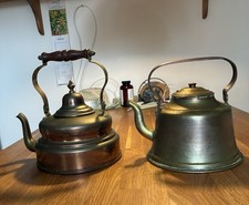 Alter Messing Kupfer Kessel