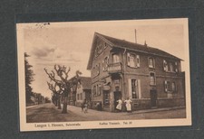 AK Langen in Hessen Krs. Offenbach Kaffee Treusch in der Bahnstrasse von 1928!