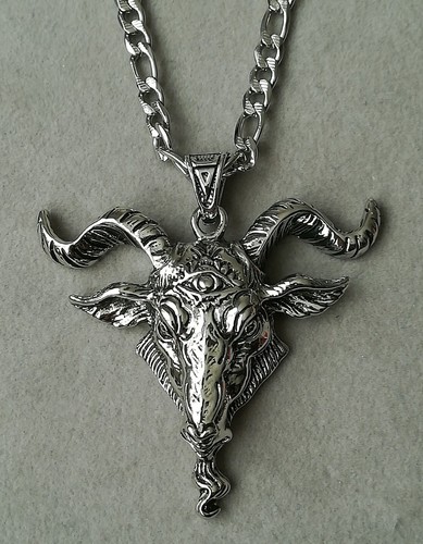 Baphomet anhänger mit - anhänger,