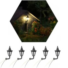 LED Wandlampen H0 Straßenlampen 1,5cm Lampen Laterne Leuchte Häuser 5 Stück S962