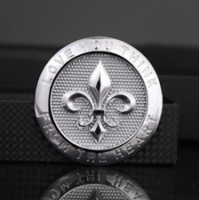 Metall heraldische lilie - 3d,