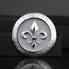 3D Metall Heraldische Lilie