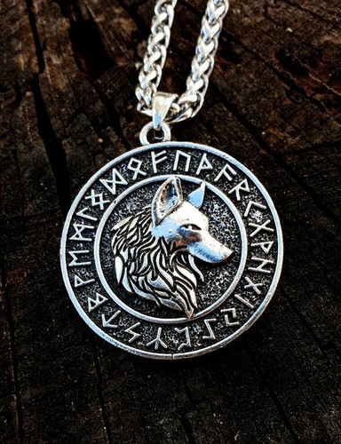 Wolf fenris rundamulett - wolf,