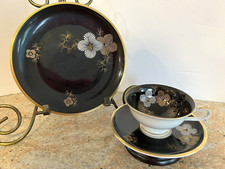 3 Piece Tea Cup Saucer & Plate