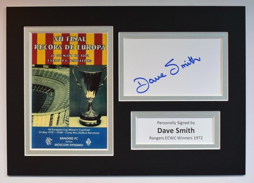 Dave smith signed autogramm - smith, a4