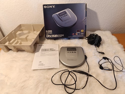 Sony e555 compact diskman cd - sony, d-e555