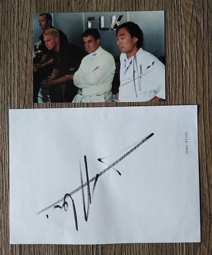 B1088 jean alesi autogramm - b1088,