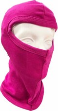 Ski Maske Sturmhaube Sturmmaske Paintball 100% Baumwolle Pink NEU