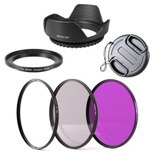 Zubehörset passend für Nikon Coolpix P600 P610 B600 B700 - Adapter Filter