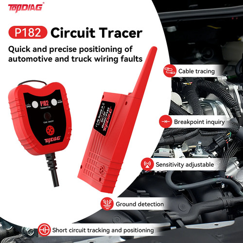 Topdiag power probe open short - power,