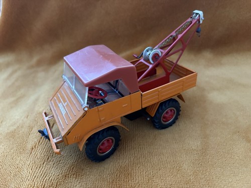 Blechspielzeug unimog kran lkw - unimog, kran-lkw