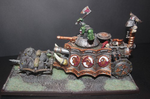 Warhammer dampfpanzer mit ork - dampfpanzer,