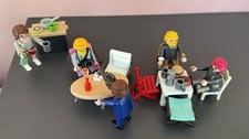 Playmobil Café mit Figuren, Essen Und Möbel