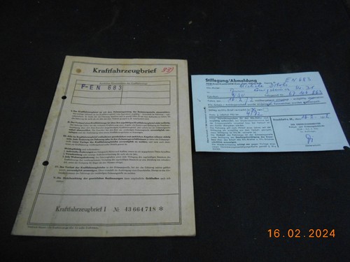 Kfz brief pappe - kfz-brief,