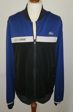 Herren Jacke Gr. L Lacoste Sweatshirt Männer Sportjacke blau getragen