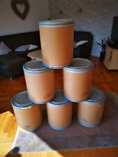 ÖKOFASS 50 L Papptrommel mit Metalldeckel und Spannring Deckelfass Sitz Hocker