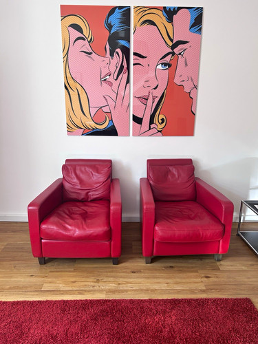 Ledersessel von habitat - ,