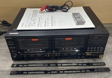 SONY TC-V710WR DOUBLE AUTO REVERSE STEREO CASSETTE DECK RARE VINTAGE HIGH END