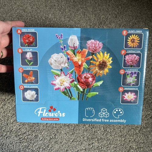 Baustein modell blumen selber - blumen,