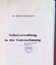 Selbstverwaltung in der