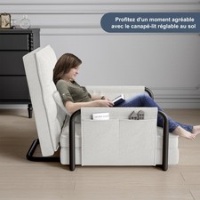 2- in-1 Schlafsessel Klappbett