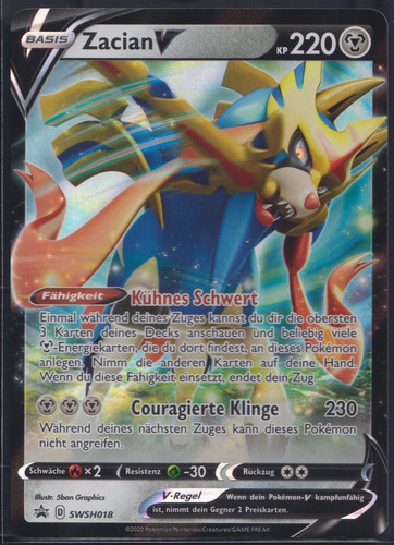 Zacian swsh018 schwert - zacian,