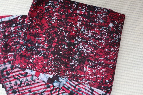 Handgemachter batikstoff aus - handgemachter,
