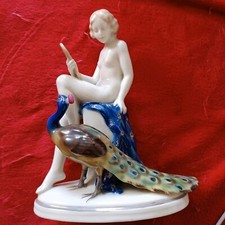 Fasold & Stauch - Thüringen Venus mit Pfau, um 1910