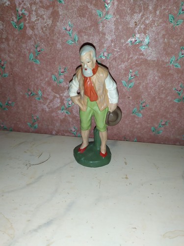 Alte pappmache figur - pappmache-figur-, hirte