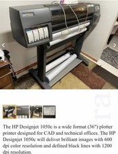 HP 1050c Plotter , has error