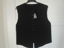 Massimo Dutti Weste schwarz