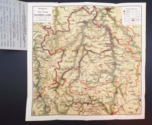Wanderkarte des nördlichen
