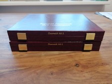 Münzkassetten Österreich 2 Stück für je 20 x 500 Schilling Silber ohne Kapseln