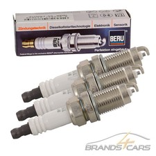 3x BERU ZÜNDKERZE FÜR SEAT CORDOBA IBIZA SKODA FABIA ROOMSTER VW POLO 9N 6R 1.2