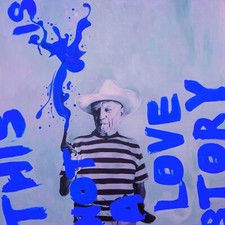 Ausstellungsstück!Motiv Pablo Picasso 60 cm x 60 cm  Silber Alu/Pop Art/Druck