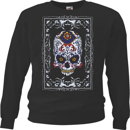 Sweatshirt vintage skull - sweatshirt,
