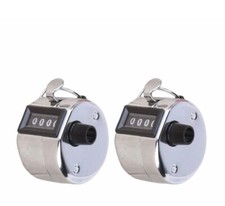 2x4 Ziffern Manuelle Handzählung Zahlenzähler Mechanischer Klick Clicker Neu
