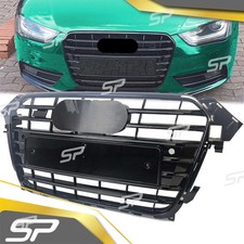 Schwarz Kühlergrill Front Grill für AUDI A4 S4 B8.5 8K S Line S4 Facelift 11-15