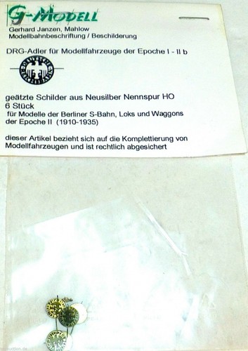 Drg adler bis iib geätzt - drg,