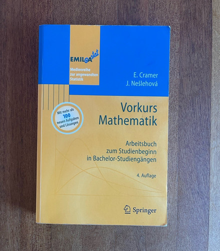 Vorkurs mathematik arbeitsbuch - mathematik,