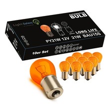 10x BAU15s Blinkerlampe 12V PY21W Orange Glühbirne Auto Blinker  Signalleuchten