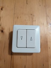 Jalousie Schalter Rollladen Rahmen Wippe Abdeckung weis Markise 