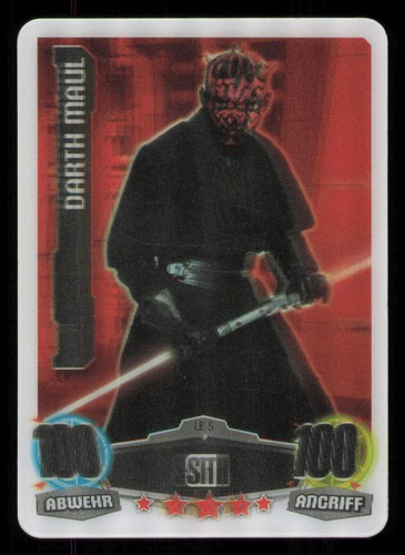 Darth maul force attax star - darth,