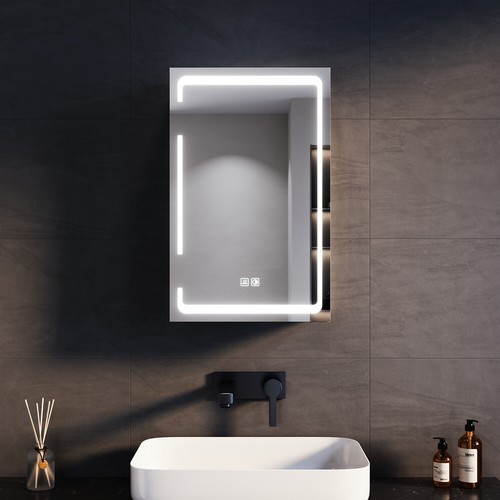 Spiegelschrank mit led - spiegelschrank,