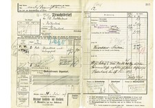 Frachtbrief 1907 MÜNCHEN Wamsler Ofenfabrik KULMBACH #35