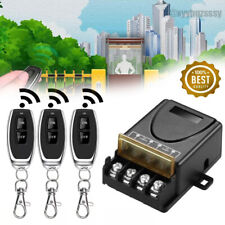 230V 433Mhz Funk Empfänger Relais Schalter Funkfernsteuerung Mit 1-3 Funksender