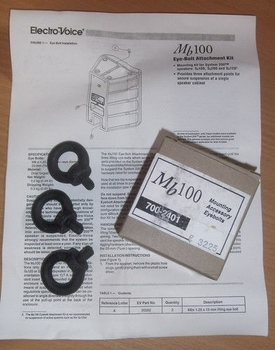 Electro voice mb100 - electro,